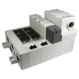 SMC solenoid valve 4 & 5 Port VQ VV5Q51-T, 5000 Series, Base Mounted Manifold, Plug-in, Terminal Block